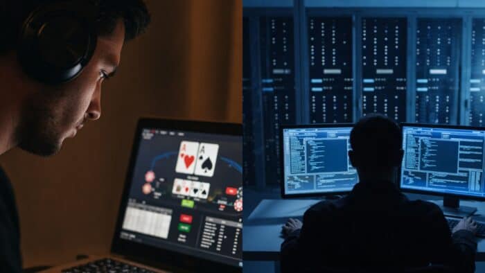 Why human poker players can no longer visually detect AI poker bots at the table in 2026 — detection has moved to the room's security server, poker-ai.org