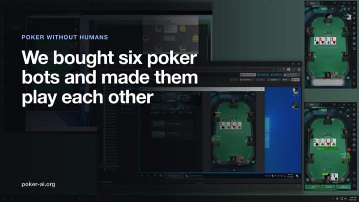 We bought six poker bots and made them play each other